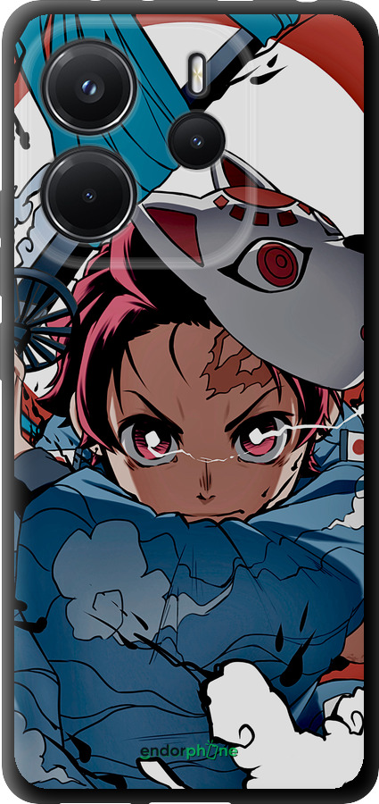 TPU чехол Танджиро Камадо для Xiaomi Redmi Note 14 4G - 5574b-3903 изображение 