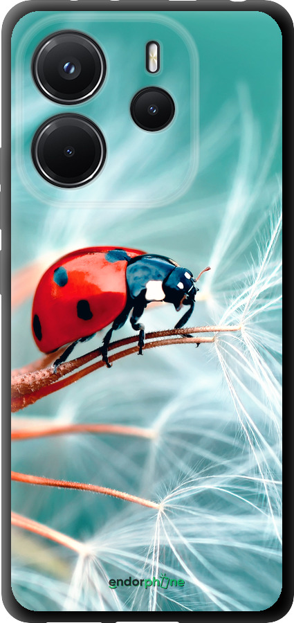 TPU чехол Божья коровка для Xiaomi Redmi Note 14 4G - 6049b-3903 изображение 