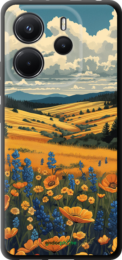 TPU чехол Українське поле для Xiaomi Redmi Note 14 4G - 6082b-3903 изображение 