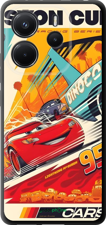 TPU чехол Тачки для Xiaomi Redmi Note 14 4G - 6288b-3903 изображение 