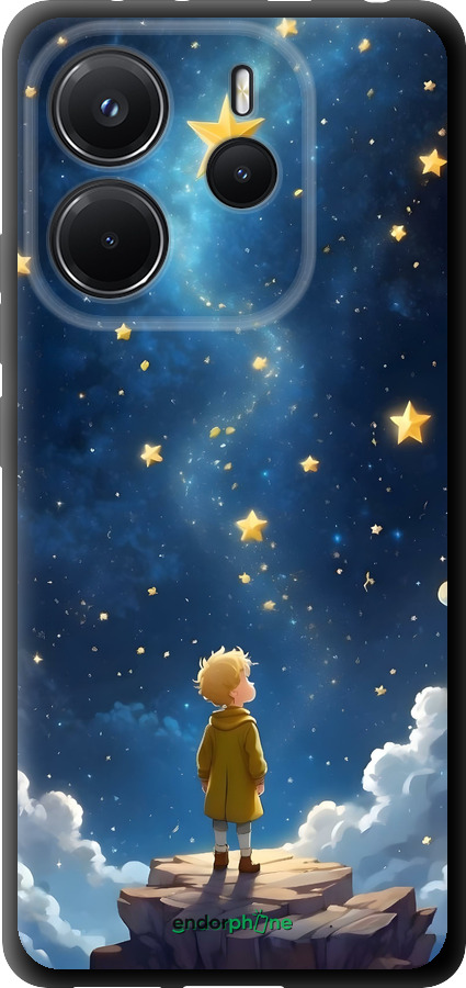 TPU чехол Маленький принц для Xiaomi Redmi Note 14 4G - 6326b-3903 изображение 