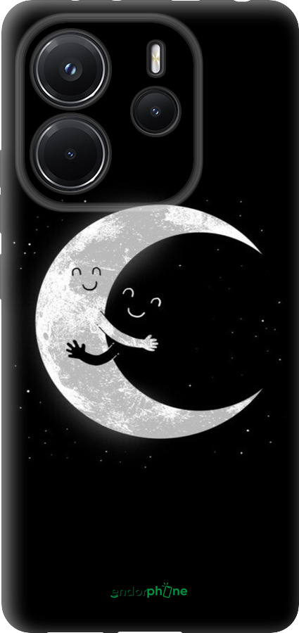 TPU чехол Місячні обійми для Xiaomi Redmi Note 14 4G - 6508b-3903 изображение 