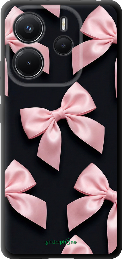 TPU чехол Coquette Ribbons Dark Coquette для Xiaomi Redmi Note 14 4G - 6767b-3903 изображение 