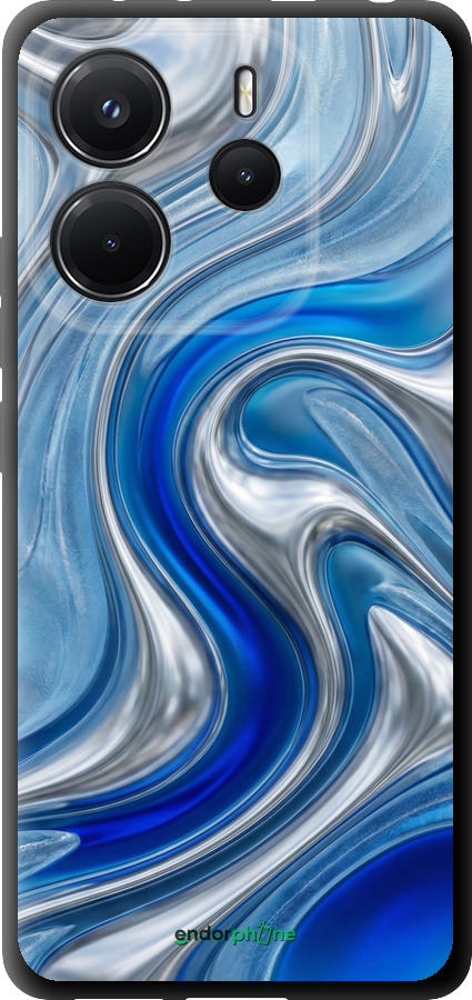 TPU чехол Liquid Chrome для Xiaomi Redmi Note 14 4G - 6781b-3903 изображение 