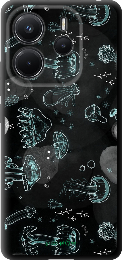 TPU чехол Медузы для Xiaomi Redmi Note 14 4G - 906b-3903 изображение 