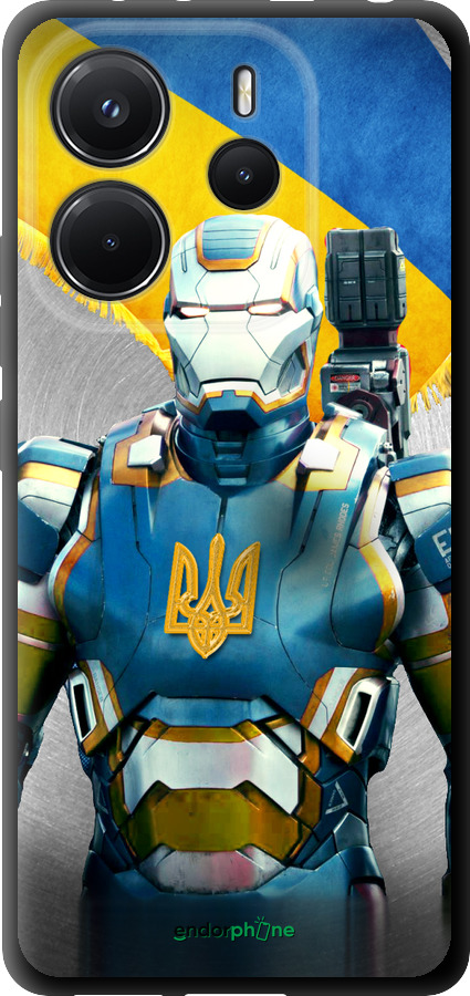 TPU чехол Украинский киборг для Xiaomi Redmi Note 14 4G - 980b-3903 изображение 