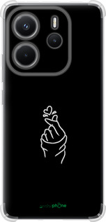 Силикон с усиленными углами чехол Love You для Xiaomi Redmi Note 14 4G - 4298sp-3903 изображение 
