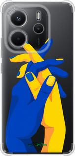 Силикон с усиленными углами чехол Stand With Ukraine для Xiaomi Redmi Note 14 4G - 5255sp-3903 изображение 