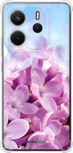 Силикон с усиленными углами чехол Сирень для Xiaomi Redmi Note 14 4G - 527sp-3903 изображение 