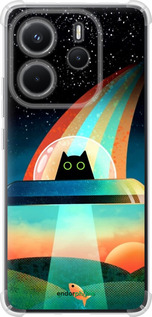 Силикон с усиленными углами чехол № 5395 для Xiaomi Redmi Note 14 4G - 5395sp-3903 изображение 