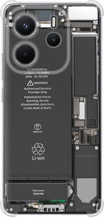 Силикон с усиленными углами чехол Детали смартфона для Xiaomi Redmi Note 14 4G - 5487sp-3903 изображение 