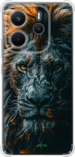 Силикон с усиленными углами чехол Лев в сумерках для Xiaomi Redmi Note 14 4G - 6154sp-3903 изображение 