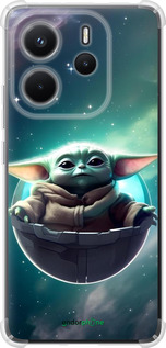 Силикон с усиленными углами чехол Малышь йода для Xiaomi Redmi Note 14 4G - 6294sp-3903 изображение 