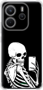 Силикон с усиленными углами чехол Скелет делает Selfie для Xiaomi Redmi Note 14 4G - 6535sp-3903 изображение 