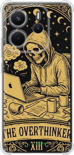 Силіконовий протиударний с посиленими кутами чехол The Overthinker для Xiaomi Redmi Note 14 4G - 6774sp-3903 изображение 