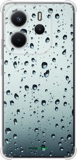 Силикон с усиленными углами чехол Стекло в каплях для Xiaomi Redmi Note 14 4G - 848sp-3903 изображение 
