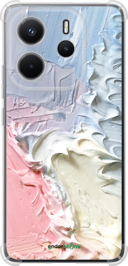 Силіконовий протиударний с посиленими кутами чехол Пастель для Xiaomi Redmi Note 14 4G - 3981sp-3903 изображение 