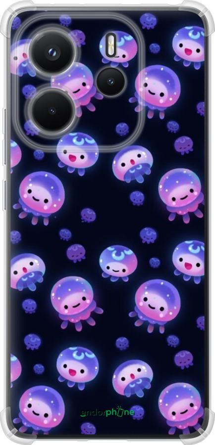 Силикон с усиленными углами чехол № 5414 для Xiaomi Redmi Note 14 4G - 5414sp-3903 изображение 