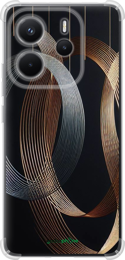 Силикон с усиленными углами чехол Симфония для Xiaomi Redmi Note 14 4G - 5835sp-3903 изображение 