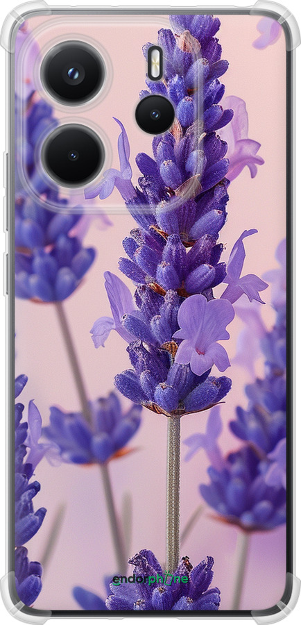 Силикон с усиленными углами чехол Лаванда для Xiaomi Redmi Note 14 4G - 6037sp-3903 изображение 
