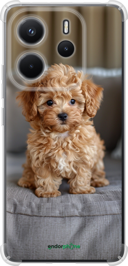 Силикон с усиленными углами чехол Mini-maltipoo для Xiaomi Redmi Note 14 4G - 6158sp-3903 изображение 