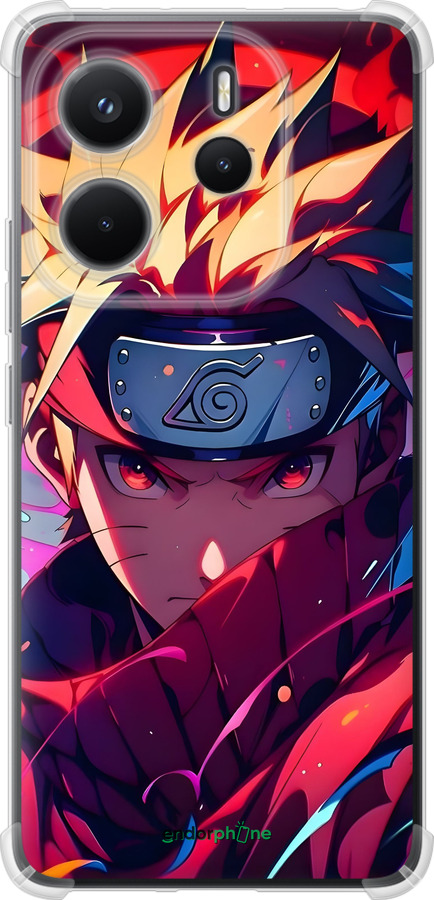 Силикон с усиленными углами чехол Наруто для Xiaomi Redmi Note 14 4G - 6274sp-3903 изображение 