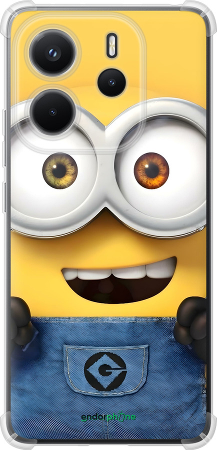 Силикон с усиленными углами чехол Миньон для Xiaomi Redmi Note 14 4G - 6389sp-3903 изображение 