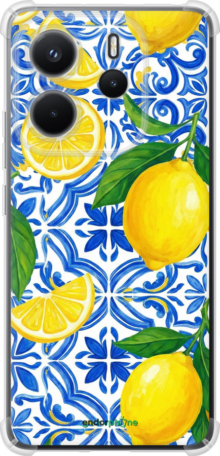 Силикон с усиленными углами чехол Grocery Girl Italian Summer для Xiaomi Redmi Note 14 4G - 6766sp-3903 изображение 