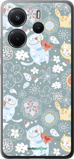 Силиконовый чехол Котята v3 для Xiaomi Redmi Note 14 4G - 1223u-3903 изображение 