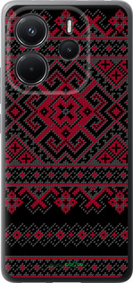 Силиконовый чехол Вышиванка 52 для Xiaomi Redmi Note 14 4G - 1763u-3903 изображение 