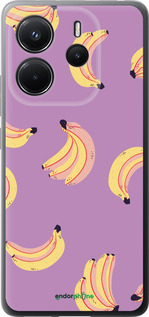 Силиконовый чехол Бананы для Xiaomi Redmi Note 14 4G - 4312u-3903 изображение 