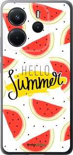 Силиконовый чехол Hello Summer для Xiaomi Redmi Note 14 4G - 4356u-3903 изображение 