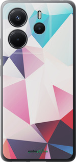 Силиконовый чехол Геометрия 3 для Xiaomi Redmi Note 14 4G - 4415u-3903 изображение 