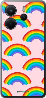 Силиконовый чехол Rainbows для Xiaomi Redmi Note 14 4G - 4478u-3903 изображение 