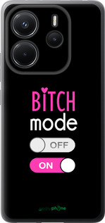 Силіконовий чехол Bitch mode для Xiaomi Redmi Note 14 4G - 4548u-3903 изображение 