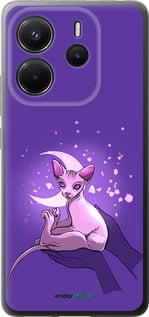 Силиконовый чехол Кот2 для Xiaomi Redmi Note 14 4G - 4676u-3903 изображение 