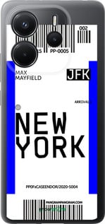 Силиконовый чехол New York для Xiaomi Redmi Note 14 4G - 4861u-3903 изображение 