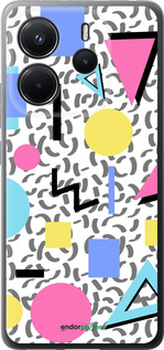 Силіконовий чехол Color shapes для Xiaomi Redmi Note 14 4G - 4893u-3903 изображение 