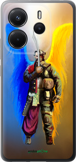 Силіконовий чехол Воїн Ангел  для Xiaomi Redmi Note 14 4G - 5317u-3903 изображение 