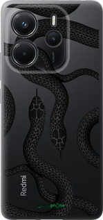 Силіконовий чехол Змії для Xiaomi Redmi Note 14 4G - 5473u-3903 изображение 