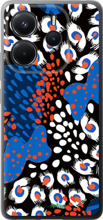 Силиконовый чехол Абстрактный фон v2 для Xiaomi Redmi Note 14 4G - 5503u-3903 изображение 