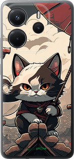 Силіконовий чехол Японія - кіт на даху для Xiaomi Redmi Note 14 4G - 5582u-3903 изображение 