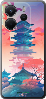 Силиконовый чехол Япония монастырь для Xiaomi Redmi Note 14 4G - 5590u-3903 изображение 