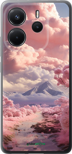 Силіконовий чехол Рожеві хмари для Xiaomi Redmi Note 14 4G - 5660u-3903 изображение 