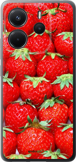 Силиконовый чехол Клубника для Xiaomi Redmi Note 14 4G - 6020u-3903 изображение 