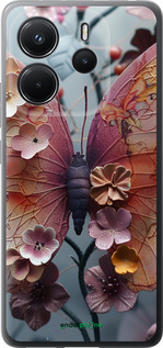 Силиконовый чехол Fairy Butterfly для Xiaomi Redmi Note 14 4G - 6048u-3903 изображение 