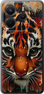 Силиконовый чехол Mini tiger для Xiaomi Redmi Note 14 4G - 6052u-3903 изображение 