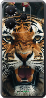 Силиконовый чехол Тигровое величие для Xiaomi Redmi Note 14 4G - 6080u-3903 изображение 