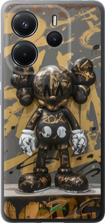 Силиконовый чехол Bronze kaws для Xiaomi Redmi Note 14 4G - 6097u-3903 изображение 