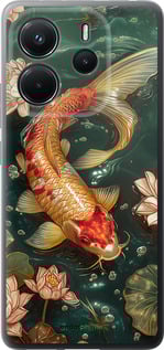 Силиконовый чехол Мелодия Лотоса для Xiaomi Redmi Note 14 4G - 6106u-3903 изображение 